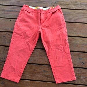 Coldwater Creek Natural Fit Coral Capri-10